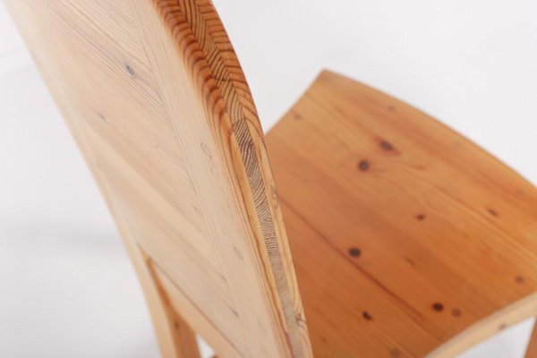 Vintage Swedish Solid Pine Chairs from Sven Larsson Möbelshop-KMC-976058