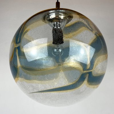 Vintage Swirled Murano Glass Pendant Lamp from Vistosi, Italy, 1970s-WQC-1383489