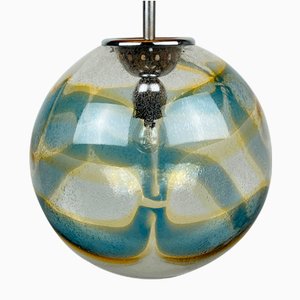 Vintage Swirled Murano Glass Pendant Lamp from Vistosi, Italy, 1970s-WQC-1383489