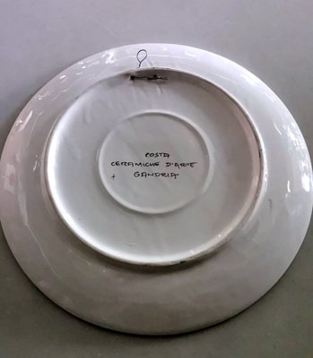 Vintage Swiss Plate Piece from Costa Ceramiche d'Arte-QRS-1414932