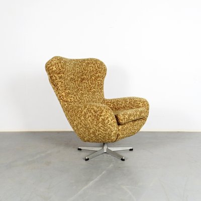 Vintage Swivel Chair in Fabric and Steel-JUN-1789955