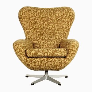 Vintage Swivel Chair in Fabric and Steel-JUN-1789955