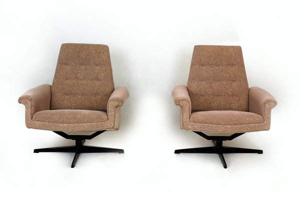 Vintage Swivel Lounge Chairs, 1970s, Set of 2-WVS-1320421