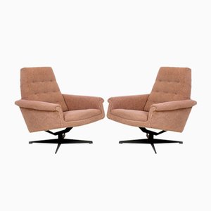 Vintage Swivel Lounge Chairs, 1970s, Set of 2-WVS-1320421