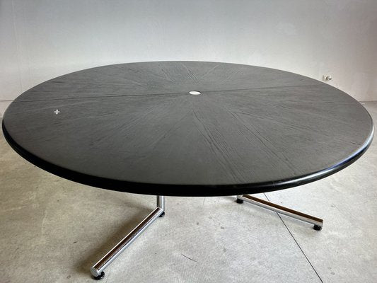 Vintage Table in Steel and Wood, 1970-IDB-1778565