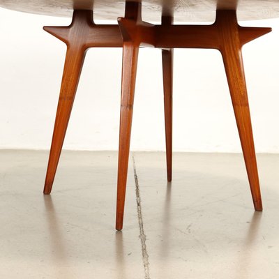 Vintage Table in Teak and Beech, 1950s-VMM-2033274