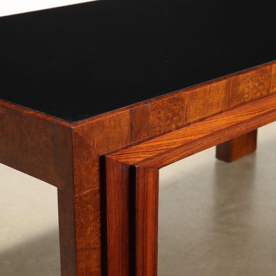 Vintage Table in Walnut and Burl Veneer, 1920s-VMM-2023935