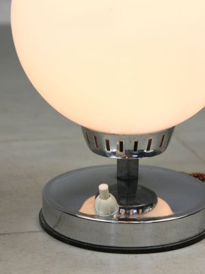 Vintage Table Lamp in Chrome and Opaline-HGJ-1299546