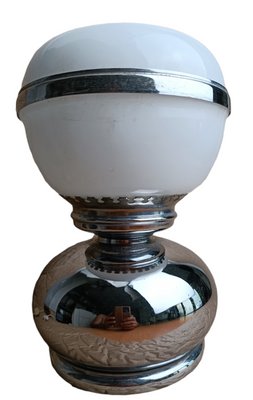 Vintage Table Lamp in Murano Glass & Steel-ZVO-1323160