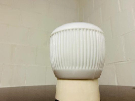 Vintage Table Lamp in White Plastic-SZM-1785541