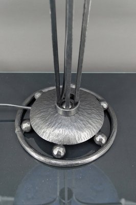 Vintage Table Lamp in Wrought Iron, 1920s-XNH-1804543