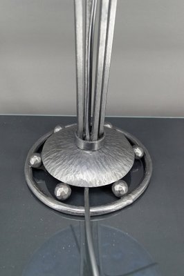 Vintage Table Lamp in Wrought Iron, 1920s-XNH-1804543