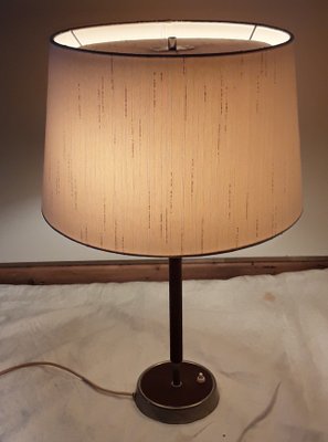 Vintage Table Lamp with Chrome-Plated Metal Base-HOI-947520