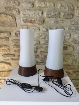 Vintage Table Lamps by Louis Kalff, 1960s, Set of 2-EVQ-2043314