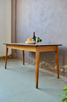 Vintage Table with Compass Feet-AIU-965083