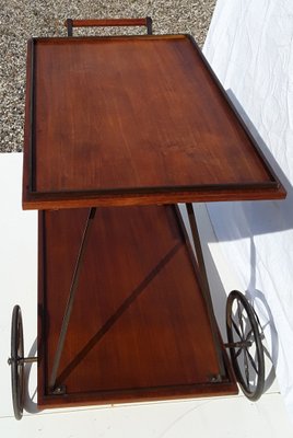 Vintage Teak and Brass Tea Trolley, 1960s-HOI-712616