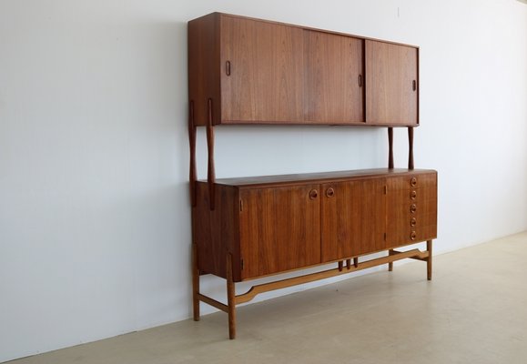 Vintage Teak and Oak Highboard-FUN-1332159