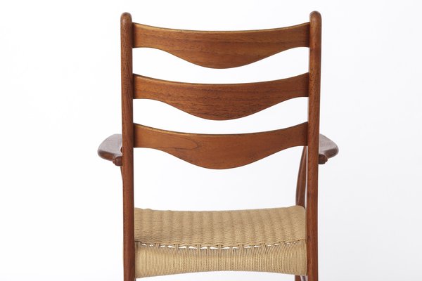 Vintage Teak Armchair by Arne Wahl Iversen, Denmark, 1960s-DOM-1787621