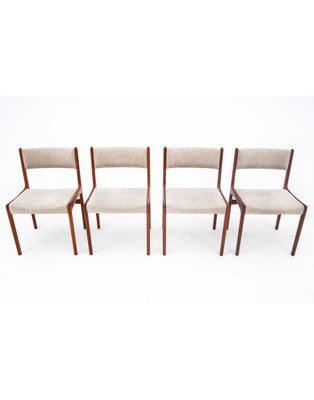 Vintage Teak Chairs, 1960s, Set of 4-BXB-1730240