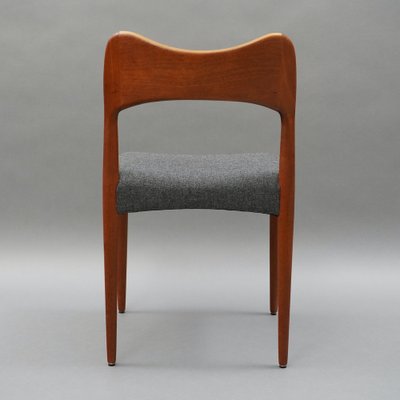 Vintage Teak Chairs by Niels Otto Møller, 1960s, Set of 2-RST-1240098