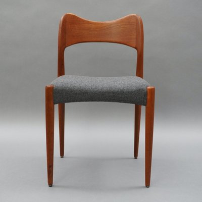 Vintage Teak Chairs by Niels Otto Møller, 1960s, Set of 2-RST-1240098