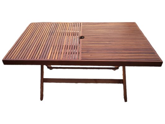 Vintage Teak Folding Dining Table-TCS-1355205