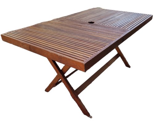 Vintage Teak Folding Dining Table-TCS-1355205