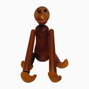 Vintage Teak Monkey by Kay Bojesen, 1960s-CAQ-1407903