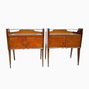 Vintage Teak Nightstands by Paolo Buffa, 1940s, Set of 2-EI-1215874