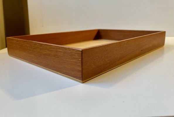 Vintage Teak Paper Tray from Ehapa, 1970s-LCR-1279820