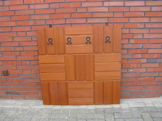 Vintage Teak Wardrobe Rack, 1960s-SZW-873778