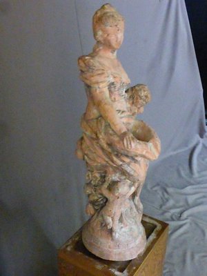 Vintage Terra Cotta Terracotta Sculpture-WSV-1079112