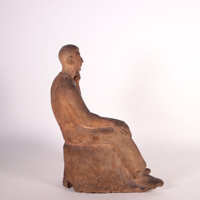 Vintage Terra Cotta Terracotta Statue-VMM-882789