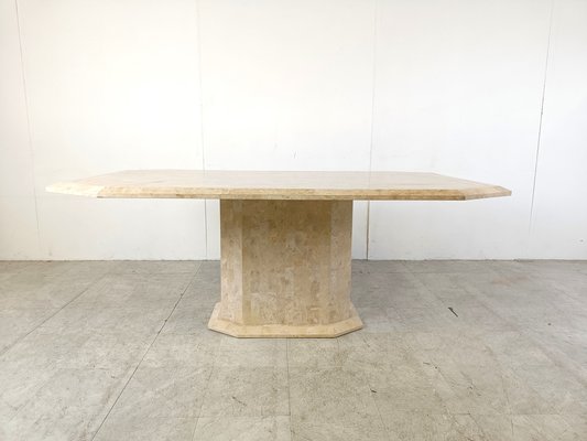 Vintage Tesselated Stone Dining Table by Maithland Smith, 1970s-IRH-1777969