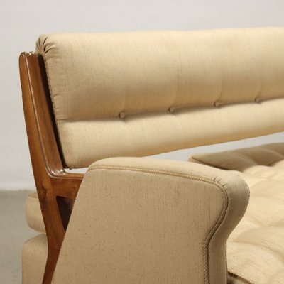 Vintage Three-Seater Sofa in Wood, 1950s-VMM-1730183