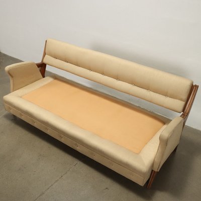 Vintage Three-Seater Sofa in Wood, 1950s-VMM-1730183