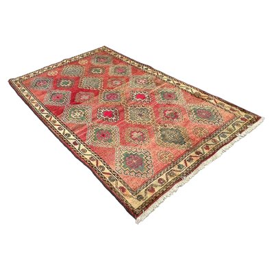 Vintage Traditional Kazak Design Rug, 1970s-AIV-1718749