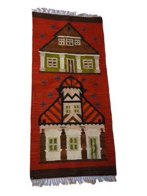 Vintage Traditional Kilim Rug from Poland Kamieniecki-TCS-1273982