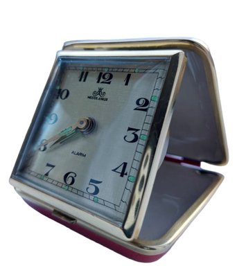 Vintage Travel Alarm Clock from Meister Anker, 1955-GUO-1739758