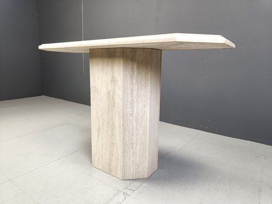 Vintage Travertine Console Table, 1970s-IRH-2041932