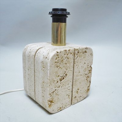 Vintage Travertine Table Lamp from Fratelli Mannelli-MA-1290624