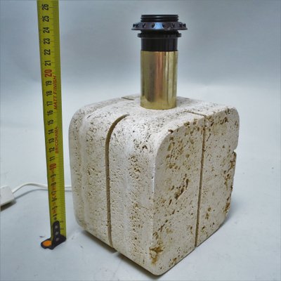 Vintage Travertine Table Lamp from Fratelli Mannelli-MA-1290624