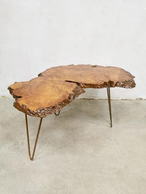 Vintage Tree Trunk Side Table-BW-1169860