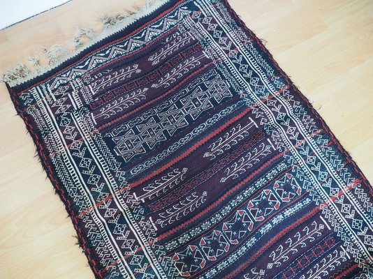 Vintage Tribal Nomadic Beluch Kilim Rug, Afghanistan, 1930s-UZN-1410928