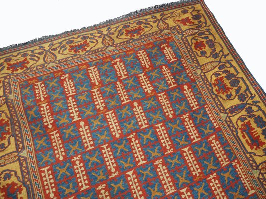 Vintage Tribal Nomadic Sumakh Kilim Rug, 1950s-UZN-1393444