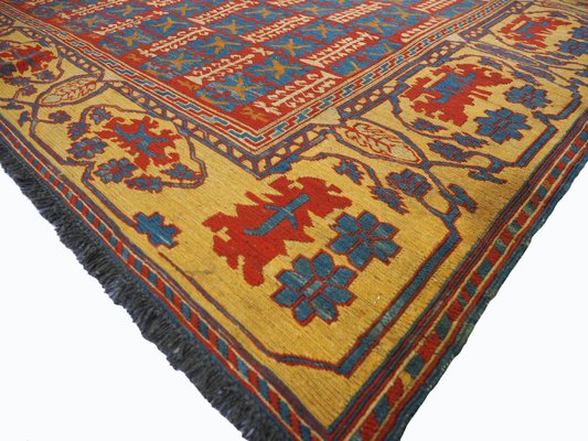 Vintage Tribal Nomadic Sumakh Kilim Rug, 1950s-UZN-1393444