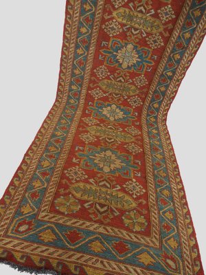 Vintage Tribal Nomadic Sumakh Kilim Runner Rug-UZN-1393447