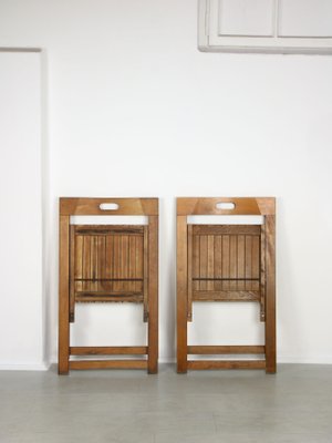 Vintage Trieste Folding Chairs by Aldo Jacober, Set of 2-HGJ-1251433