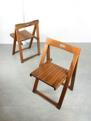 Vintage Trieste Folding Chairs by Aldo Jacober, Set of 2-HGJ-1251433