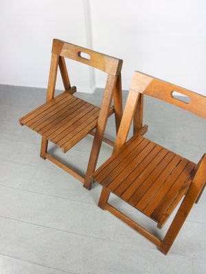 Vintage Trieste Folding Chairs by Aldo Jacober, Set of 2-HGJ-1251433